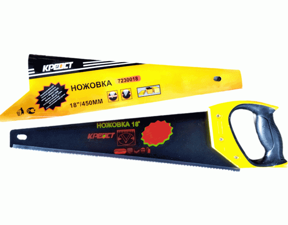 Ножовка по дереву "Креост" 450мм тефлоновое покрытие (7230018)