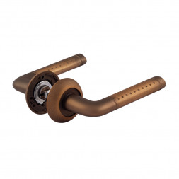 Ручка дверная AL 101А AL мат.кофе &quot;Нора-М&quot;