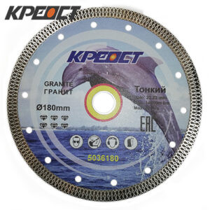 Диск алмазный 180 (тонкий) керамогранит &quot;Креост&quot;
