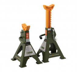 900302 Подставки страховочные с зубчатым механизмом 2 тонны, 268-418 мм, 2 шт