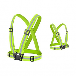 Жилет светоотражающий - сигнальные ремни зеленые X-pert