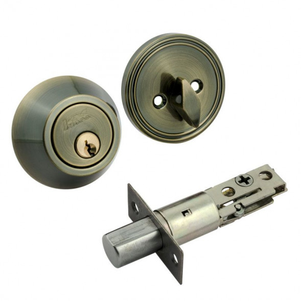 Замок врезной D1  (ст. бронза) (кл./фикс.)  "Нора-М"