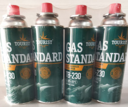 Газ для портативных приборов стандарт ТВ 230 всесезонный 220гр. made ih KOREA (4шт) (28шт)