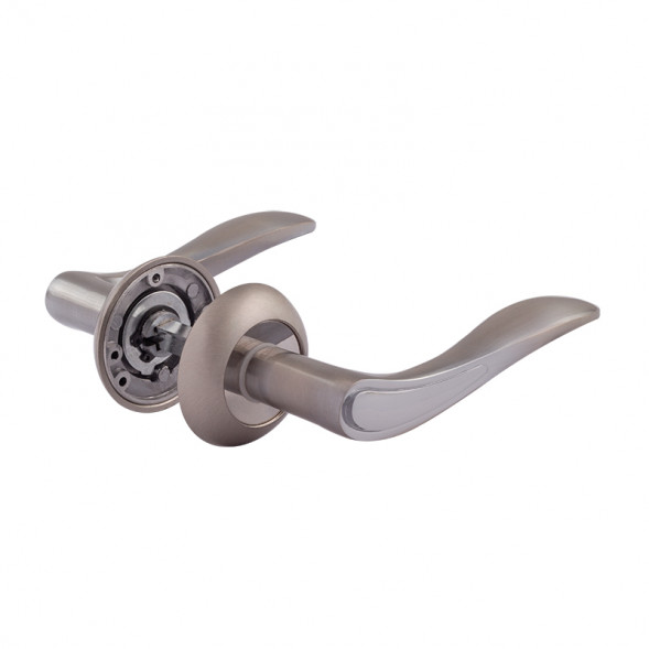 Ручка дверная AL 105А AL мат.хром &quot;Нора-М&quot;