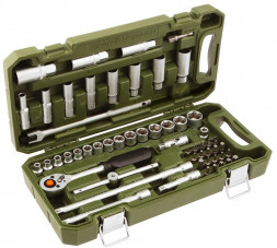 610755 Набор головок и принадлежностей 3/8&quot; 55предм. (4шт)