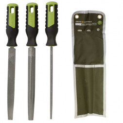 253723 Набор напильников №2 200мм, 3шт (плоский, полукруглый, круглый) (12шт)