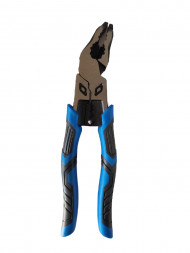 Пассатижи (плоскогубцы) изогнутые многофункциональные 9*225мм