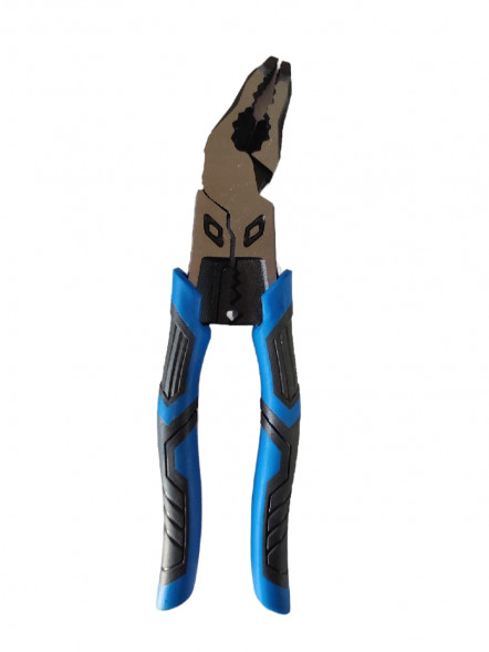 Пассатижи (плоскогубцы) изогнутые многофункциональные 9*225мм