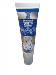 Санитарный силиконовый герметик, прозрачный, 120 мл СВОЙ (14 шт.)