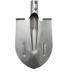 Лопата штыковая п/о, РЕЛЬСОВАЯ СТАЛЬ, ЛКО 215х394 с ребрами жесткости, тулейка d 40 ON