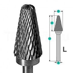 Борфреза твердосплавная LХ0816М06
