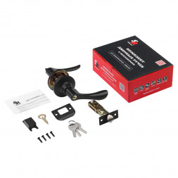 Защелка м/к (ключ/фикс.) ЗВ3-01 (черный) ISPARUS  НОРА-М