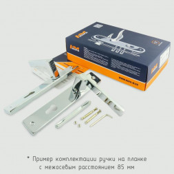 Ручка двер. на планке 111-85мм (мат.кофе) &quot;Нора-М&quot;