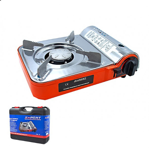 Газовая плита в чемодане нержавеющая сталь X-PERT