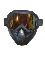 Маска Защитная со съемным шитком черная  XP-023