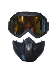 Маска Защитная со съемным шитком черная  XP-023