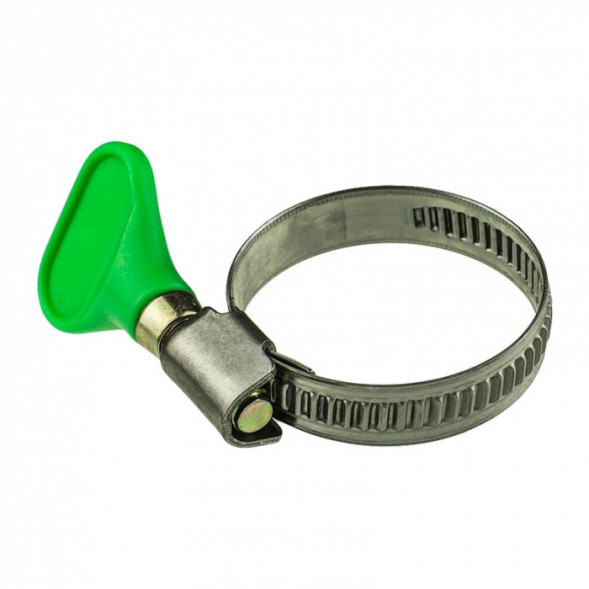 Хомут "TITAN" 50-70 мм нержавеющий "бабочка"