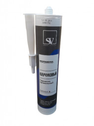 Каучуковый герметик кровельный, коричневый 280 мл SV PROFESSIONAL КАУЧУКОВЫЙ (12 шт.)