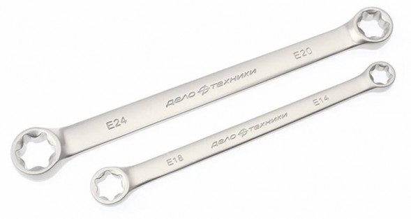 514424 Ключ накидной TORX E20хE24 (5шт)