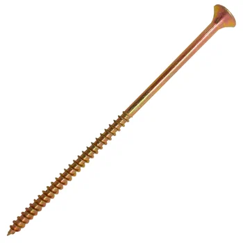 Саморез универсальный 6x100 желтый цинк потай (150 шт.)