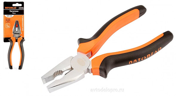 30218 Пассатижи (плоскогубцы) 180мм  АвтоДело