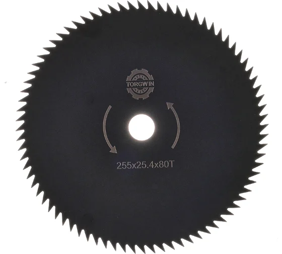 Нож для газонокосилки 80-и лопастной  255*25,4*1,4