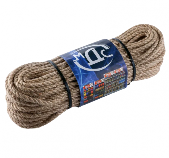 Шнур джутовый 6мм (50м моток)