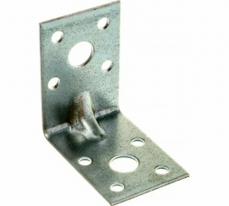 Уголок крепежный УСИЛЕНЫЙ 50*50*35*2,0 цинк