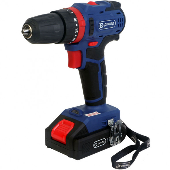 Дрель ручная электрическая Аккумуляторная бесщеточная (ДЭА-16 ЛИ-02 У) ДИОЛД
