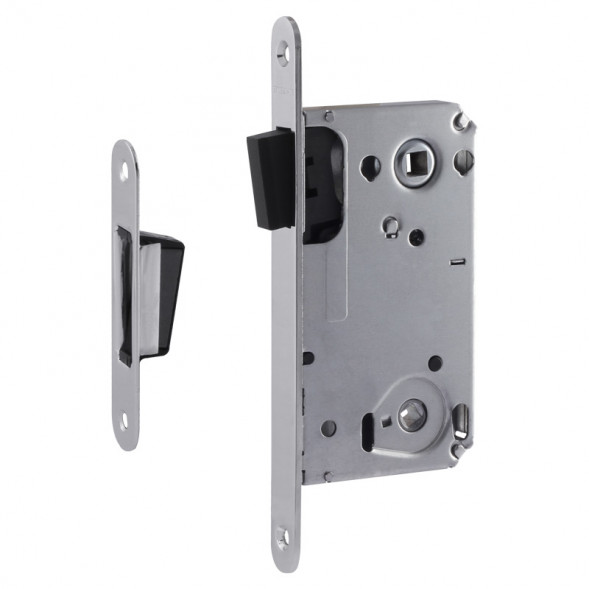 Корпус замка магн. 13М-90мм (хром) под фикс. с отв.планкой  &quot;Нора-М&quot;