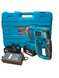 Вибратор аккумуляторный для бетона, 21v, 4Ah аккум.-2шт, кейс, З/У GRUWATT