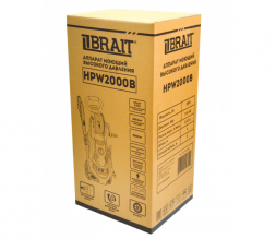 Аппарат моющий высокого давления HPW2000B + ПОДАРОК Распылитель пены для аппарата моющего S02 BRAIT