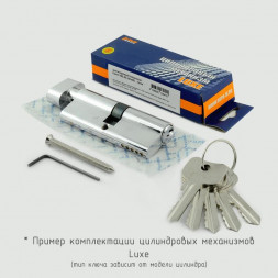 Цилиндр.мех-м Люкс I ЛВ-90 (хром) (50-40в)  "Нора-М"