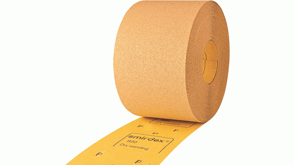 Абразивная бумага в рулонах SMIRDEX 820 Yellow, 115мм*50м Р150