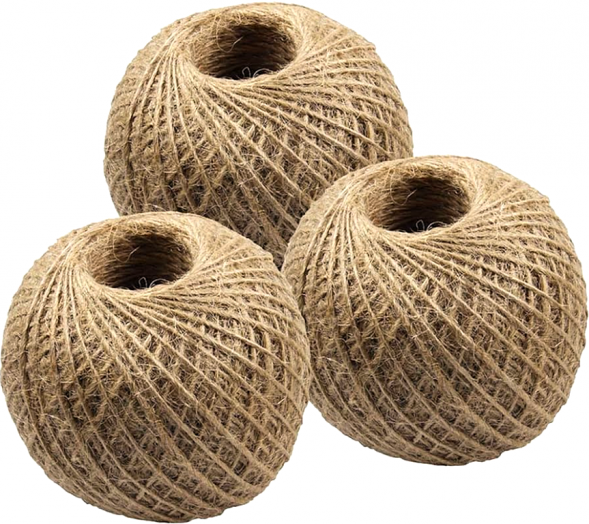 Шпагат джутовый 1,2мм(50м клубок) МДС