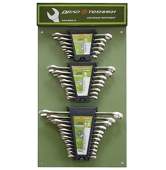 970300 Стенд настенный 300х555х40мм для наборов 6,8,12 пред.