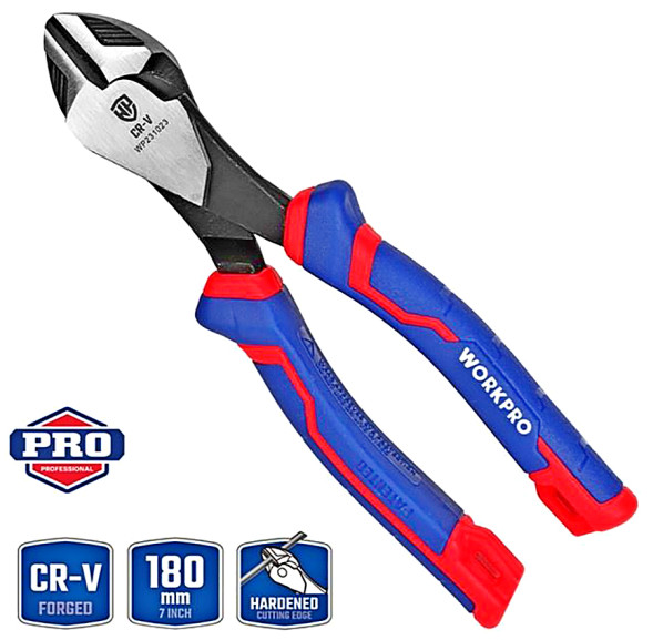 Бокорезы усиленные WORKPRO 180 мм ( 7 дюймов) CR-V WP231023