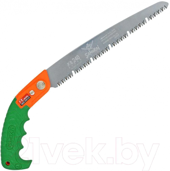 Пила самоочищ/прям.полотно L=300мм/4мм в чехле, с поясным крепл.SAMURAI