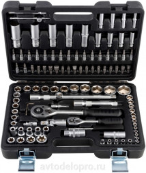 51108 Набор головок торц. и вставок 108пр.1/2"1/4" DR ТЕХНИК