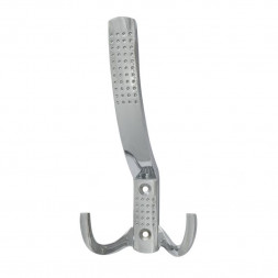 Крючок-вешалка №11 3-х рож. (хром)  &quot;Нора-М&quot;