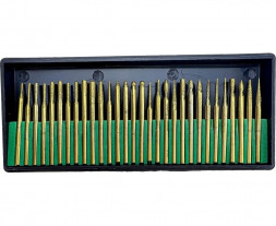 Набор алмазных шарошек по металлу "Практик"/СЕБ 30шт.