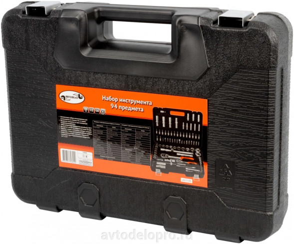 39894 Набор головок торц. и вставок 94пр.1/2"1/4" DR АвтоДело