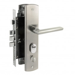 Замок врез. N200 (108)-68 Л (мат.никель)  &quot;Нора-М&quot;