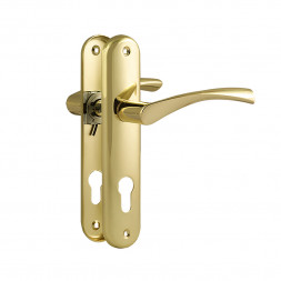 Ручка двер. на планке 100-70мм (золото) &quot;Нора-М&quot;