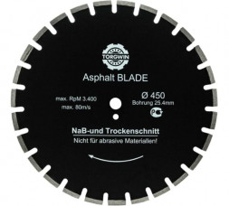 Диск алмазный &quot;асфальт&quot; 500*10*25,4 TORGWIN