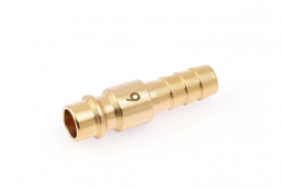 949051 Штуцер быстросъемный латунный &quot;папа&quot; (М) × елочка 9мм