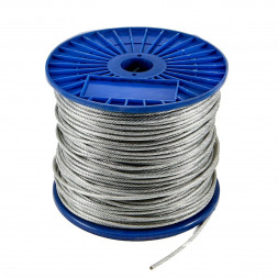 Трос стальной DIN 3055 2мм оцинк (200м) КНР