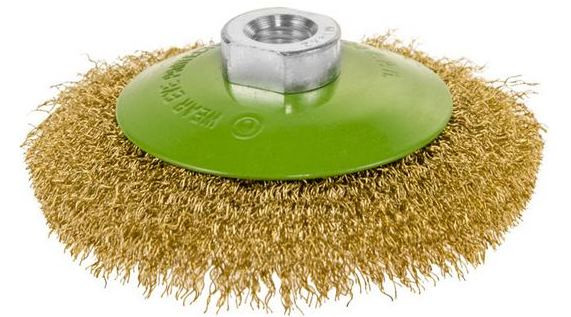 274315 Щетка для УШМ проволочная конусная с резьбой М14 115мм (40шт)