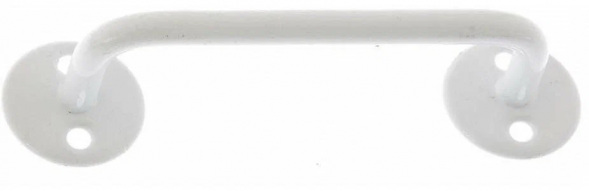 Ручка-скоба РС-100-3 пол покр. белый