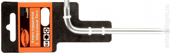 39367 Ключ торцевой Torx изогнутый Т40  АвтоДело